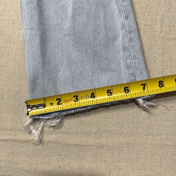 Abercrombie & Fitch Curve Love Ultra High Rise Ankle Straight Jean Sz 28/6 Long - Picture 7 of 7